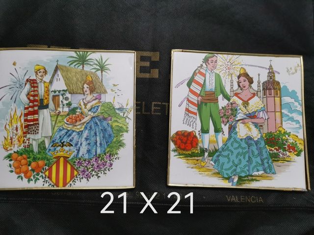 Lote. De dos cuadros valencianos