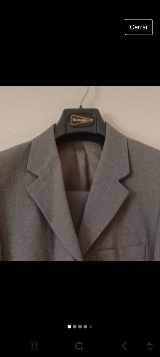 Traje gris El Corte Inglés