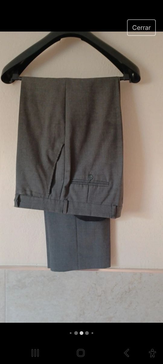 Traje gris El Corte Inglés