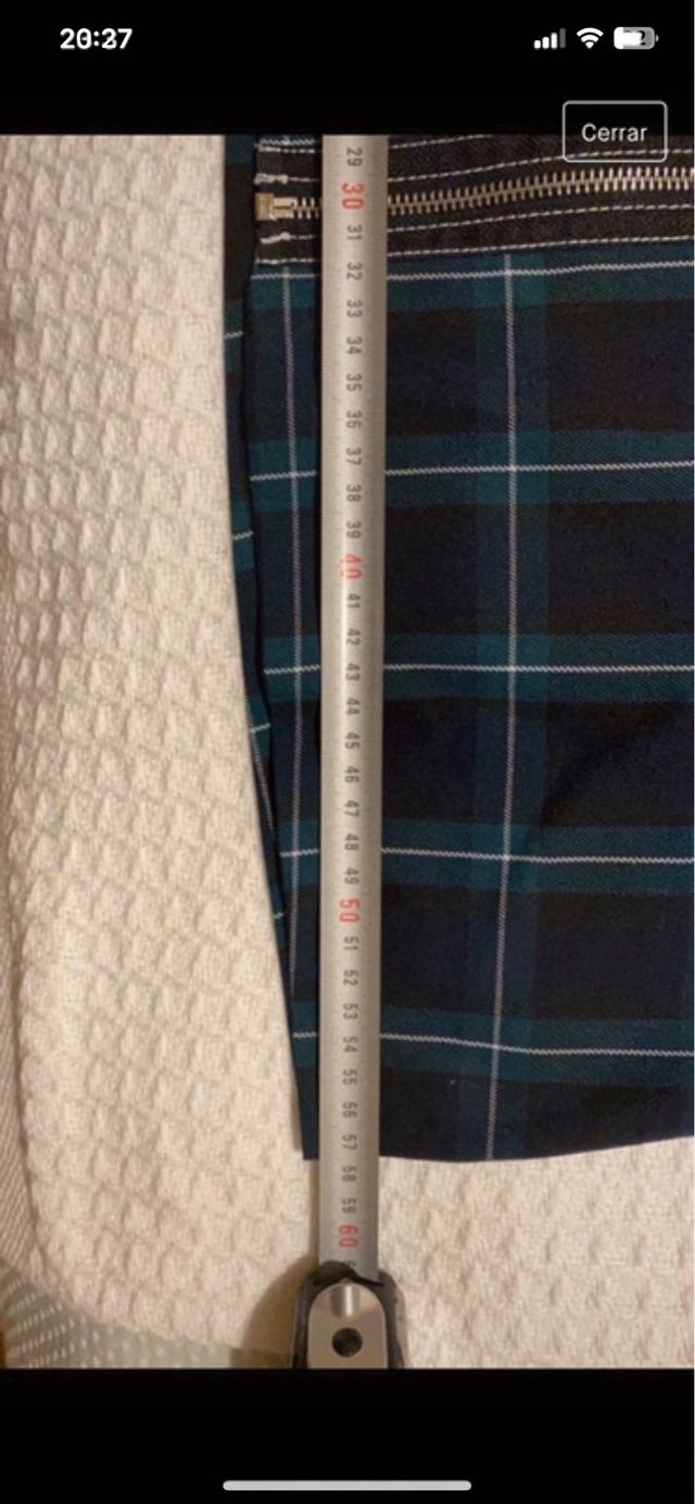 Mini falda cuadros escoceses Stradivarius