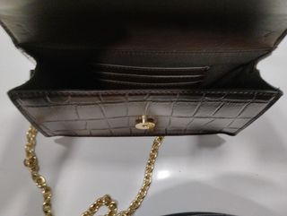 Bolso fiesta marrón Mango 