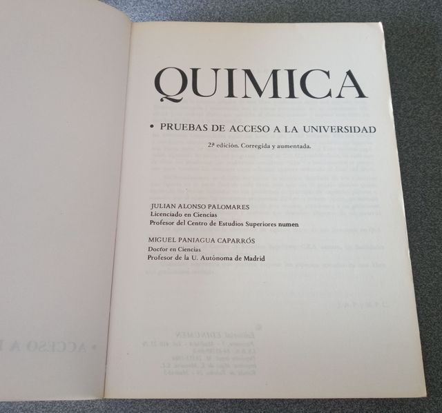 Problemas De Quimica