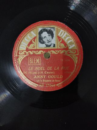  Discos pizarra 78rpm Padam Padam 