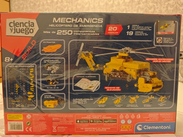 Construcciones. Helicóptero de emergencia. Clement