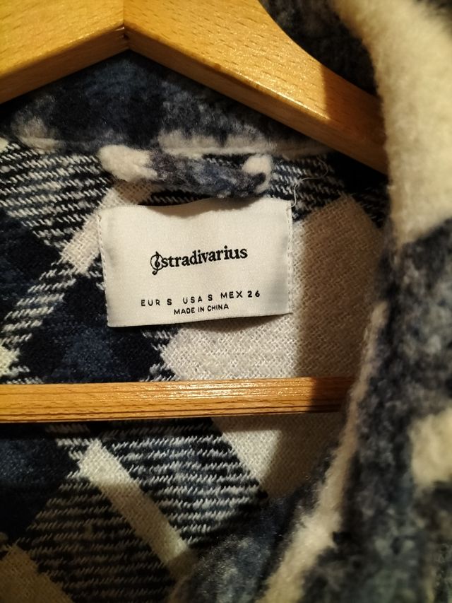 Chaqueta a cuadros Stradivarius