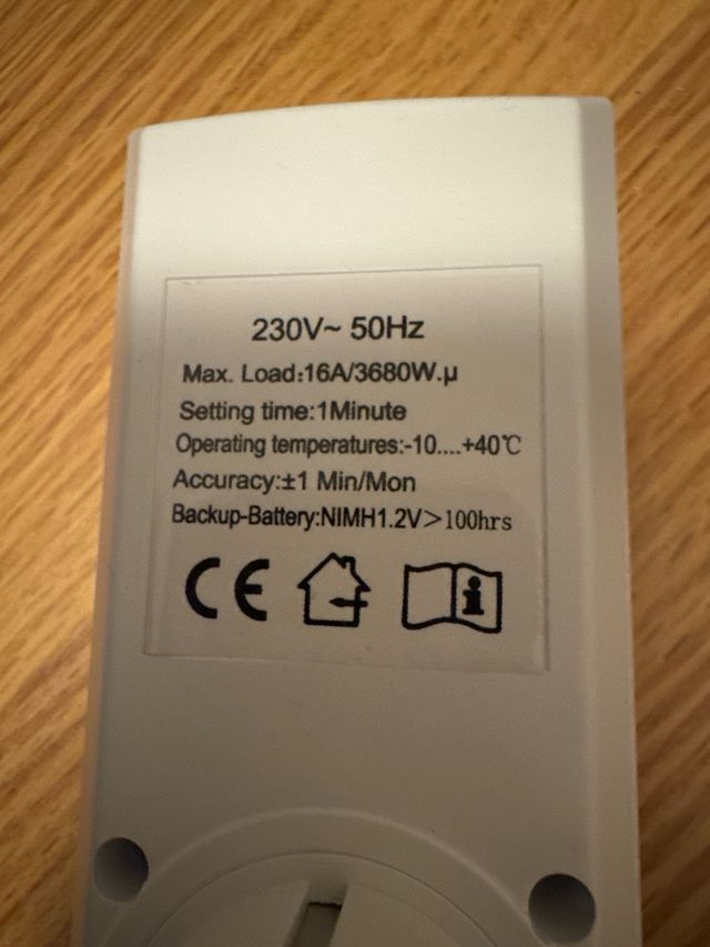 2x enchufes programables