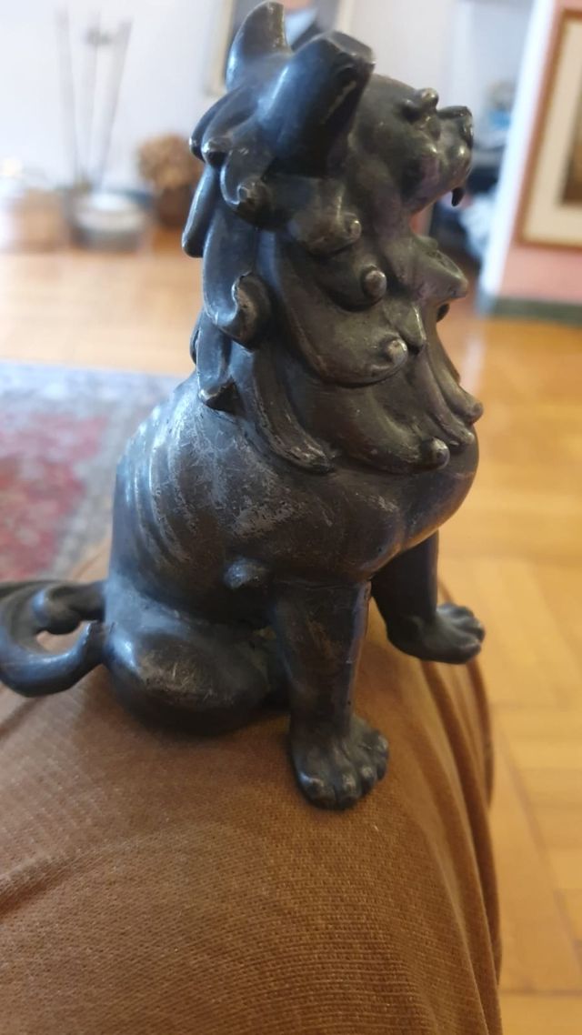 Statuetta in metallo