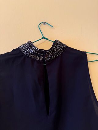 Blusa de mujer negra Stradivarius talla M