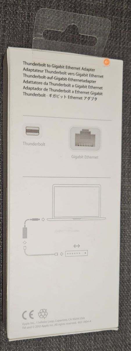 Adaptador Apple thunderbolt ethernet