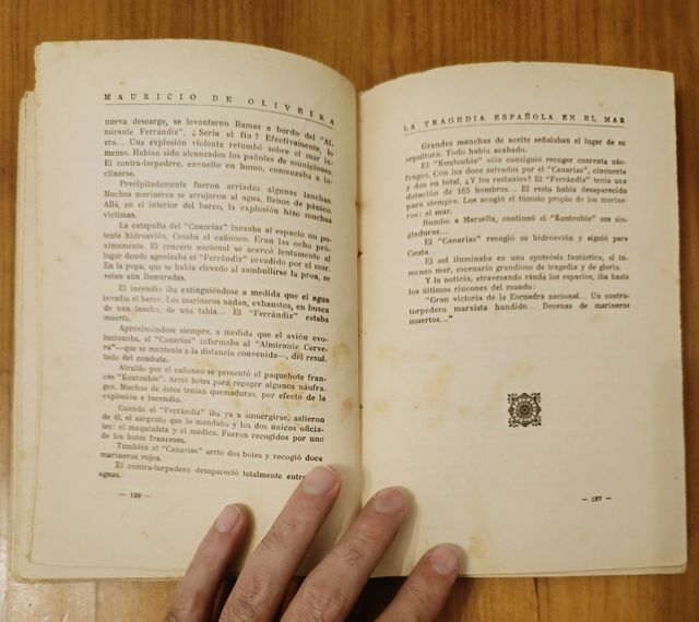 La tragedia española en el mar