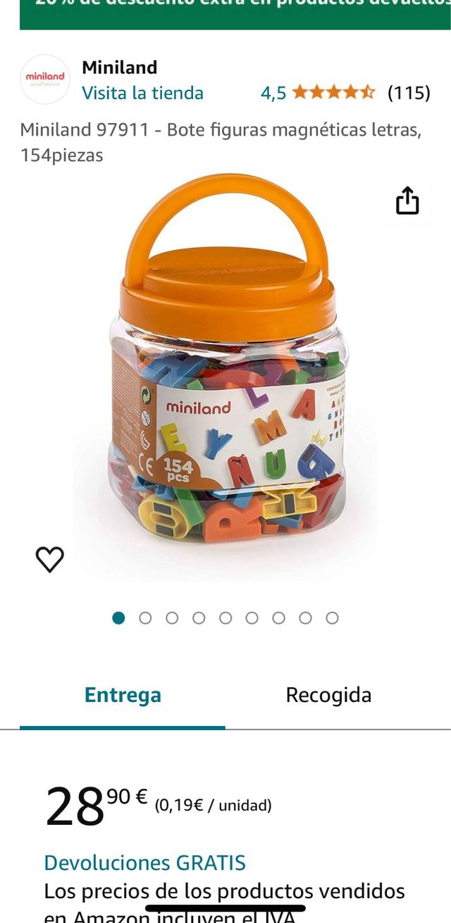 Cubos letras y numeros magnéticos