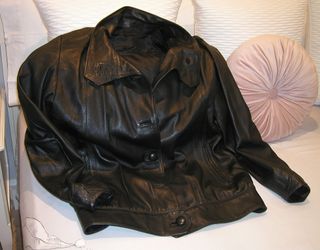 Cazadora mujer vintage cuero autentico
