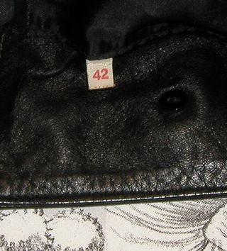 Cazadora mujer vintage cuero autentico