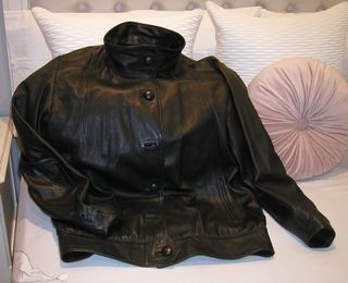 Cazadora mujer vintage cuero autentico