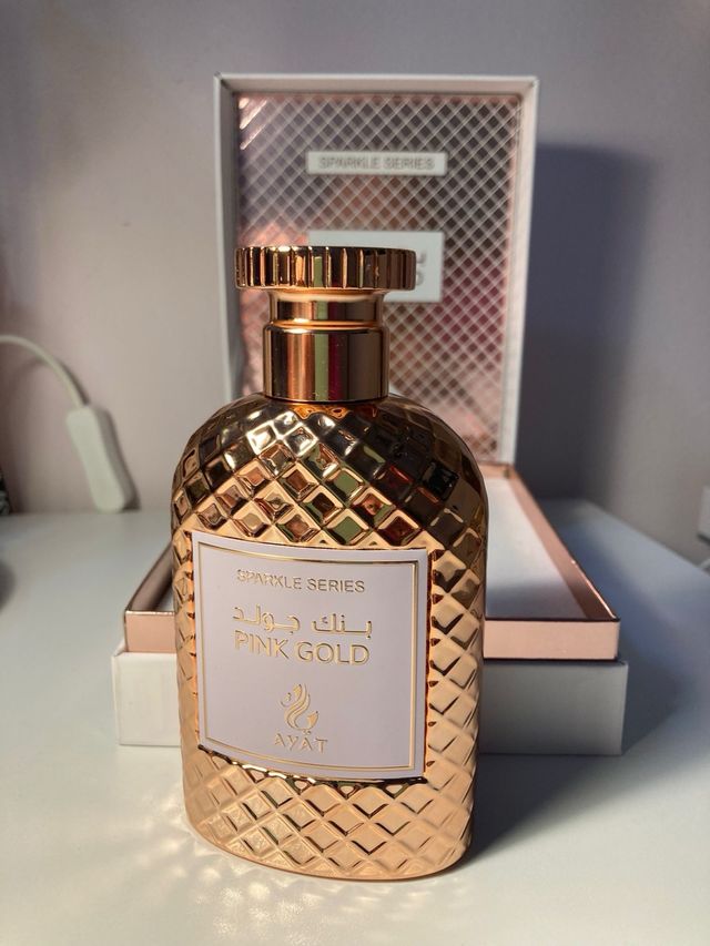 Perfume femenino PINK GOLD, marca AYAT