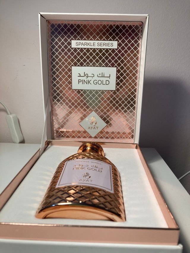 Perfume femenino PINK GOLD, marca AYAT