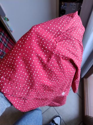 Camicia uomo manica corta rosso pois Antony Morato