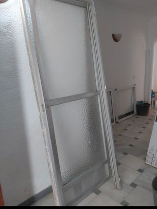 Puerta cristal y marco