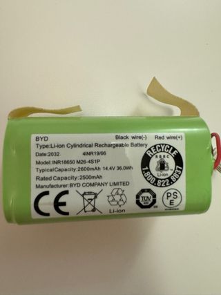 Bateria robot aspirador Conga