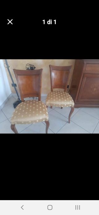 Sedie rivestimento originale