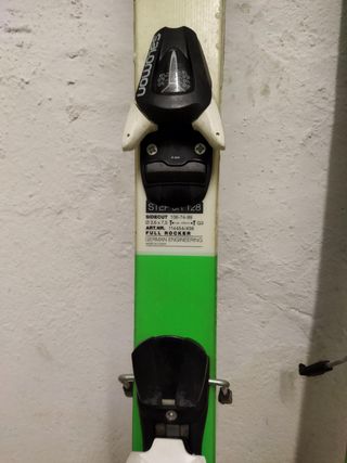 Esquis Volkl Step Jr 128 + Fijaciones Salomon NL7