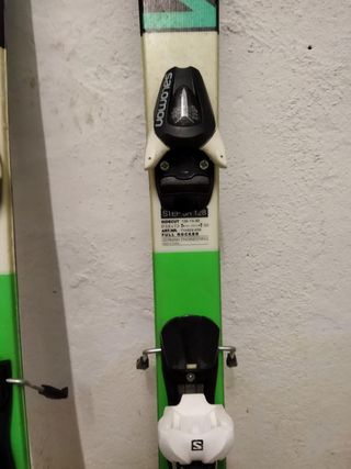 Esquis Volkl Step Jr 128 + Fijaciones Salomon NL7