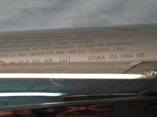 SILENCIOSO FINAL CATALIZADOR BMW K1200S / K1300S