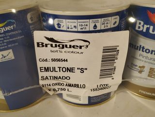Pintura plástica Bruger emultone