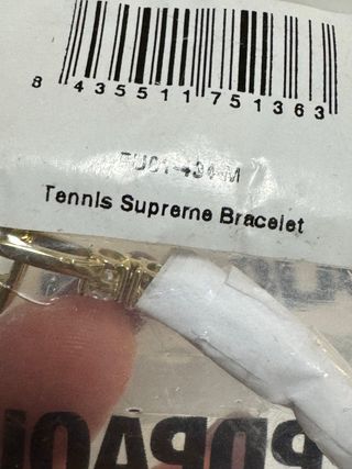 PULSERA PDPAOLA PLATA LEY Y ORO TENNIS SUPREME