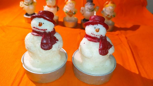 Velas decorativas navideñas surtido