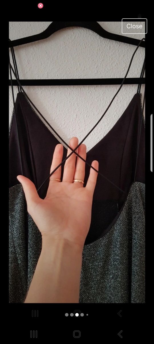 Vestido con tirantes H&M