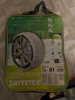 Cadenas nieve de tela drivetex