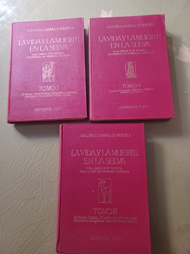 La vida y la muerte en la selva. 3 tomos. Completa