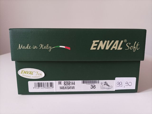 Scarponcini in nabuk (vera pelle) Enval
