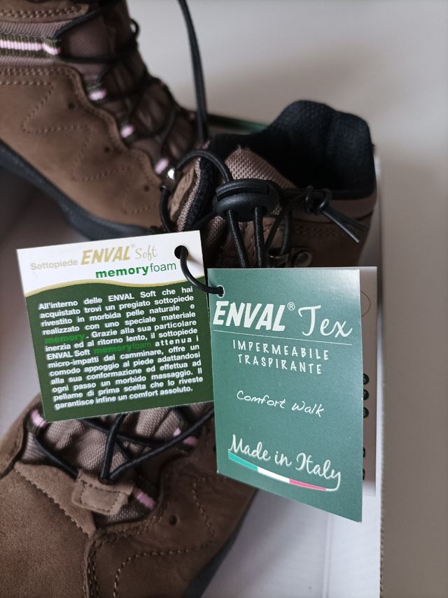 Scarponcini in nabuk (vera pelle) Enval