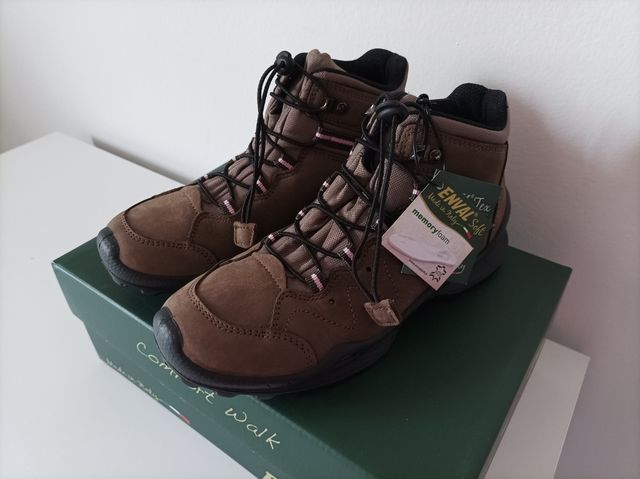 Scarponcini in nabuk (vera pelle) Enval