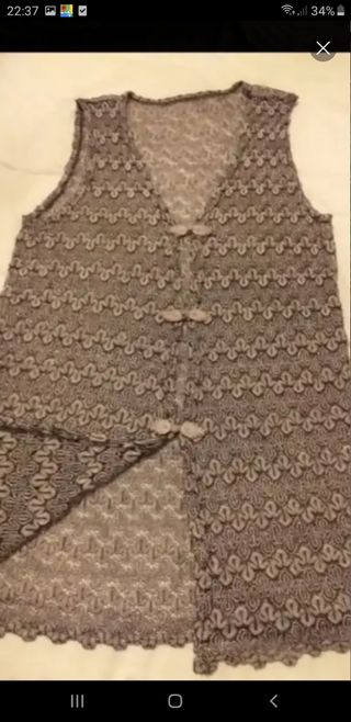 CHALECO DE CROCHET 