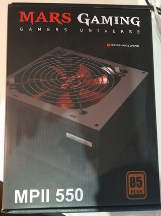 Nueva: Fuente de alimentación MARS GAMING MPII 550