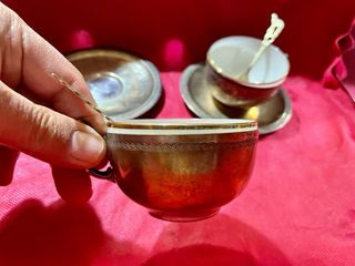 Set di due tazze da caffè/tè molto antiche degli anni '40
