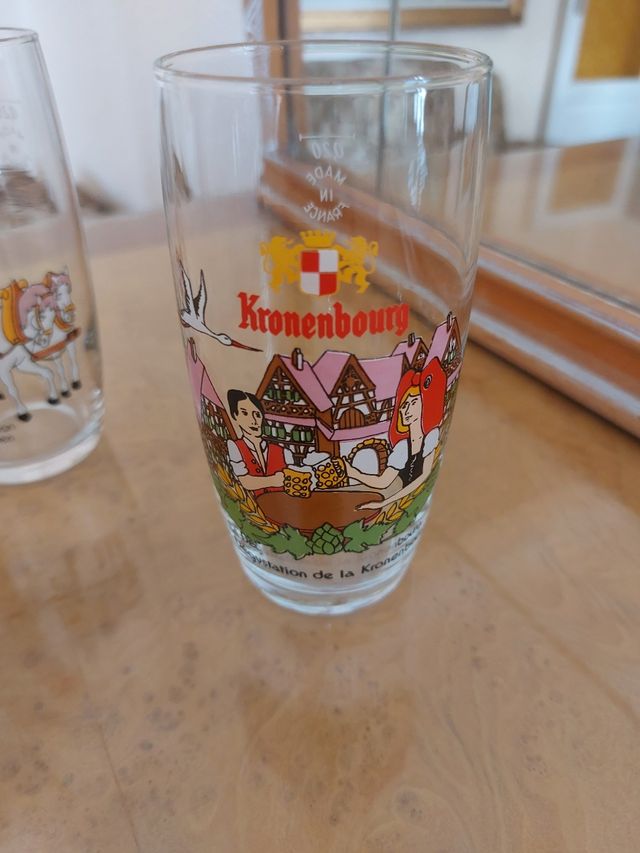 Vasos cerveza  Kronenbourg