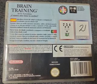 Brain training Nintendo ds