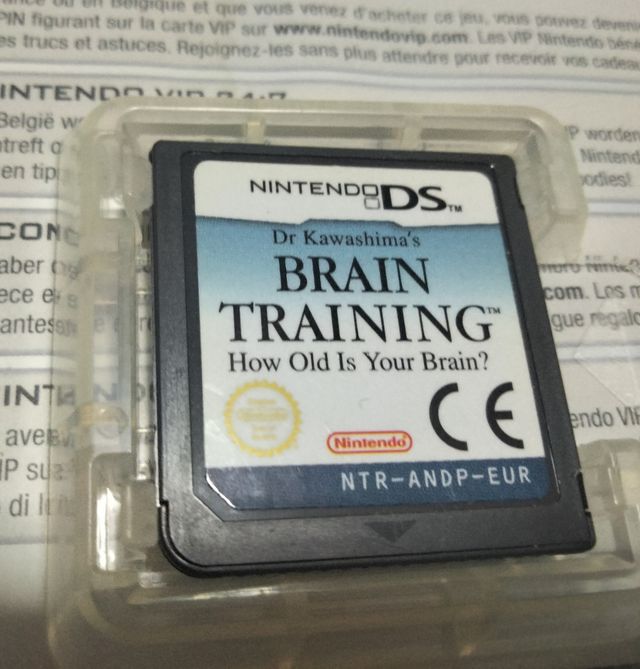 Brain training Nintendo ds