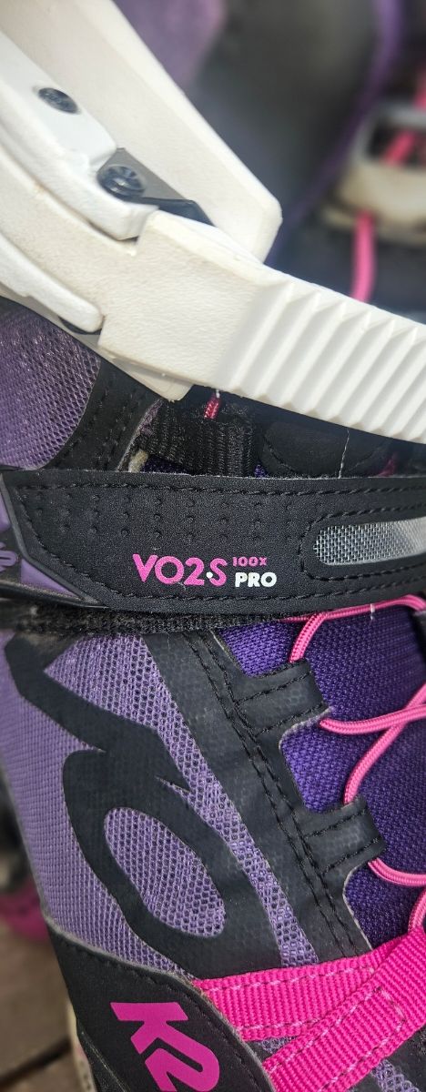 PATINES EN LINEA K2 VO2 S 100 X PRO W. TALLA 37.