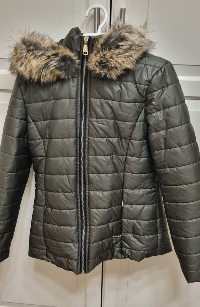 Chaqueta acolchada verde