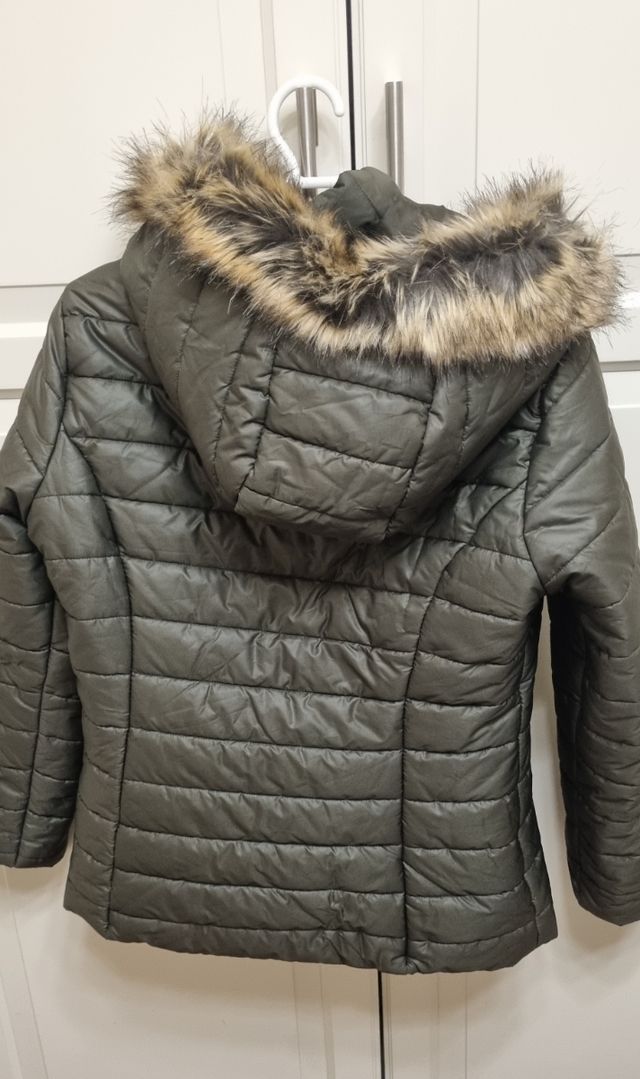 Chaqueta acolchada verde