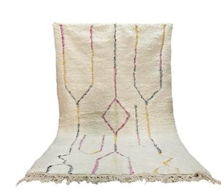 Esclusivo tappeto berbero in lana.