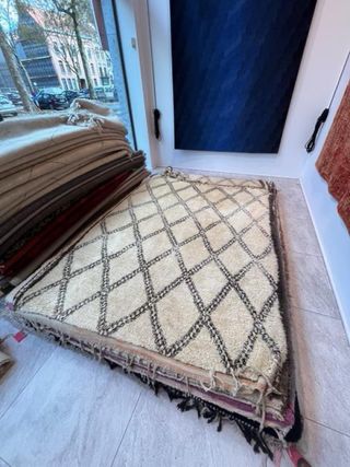 Tappeto berbero in lana,