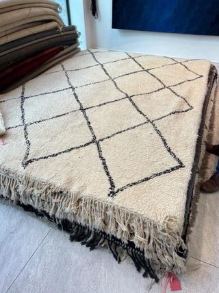 Tappeto berbero in lana,