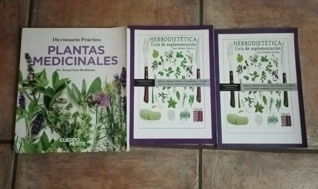 LIBROS HERBOTERAPIA y HERBODIETÉTICA