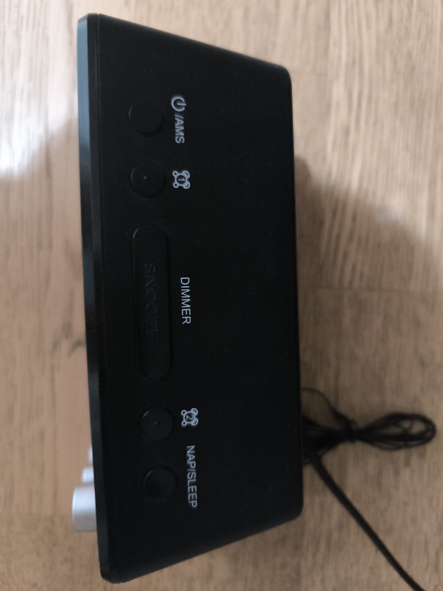 Radió, despertador, digital